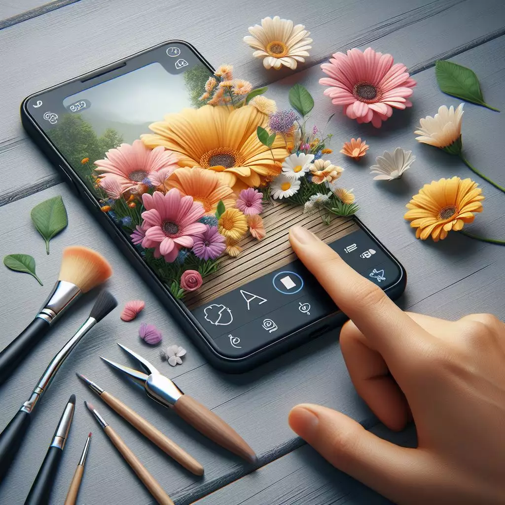 Bilder am Handy Bearbeiten